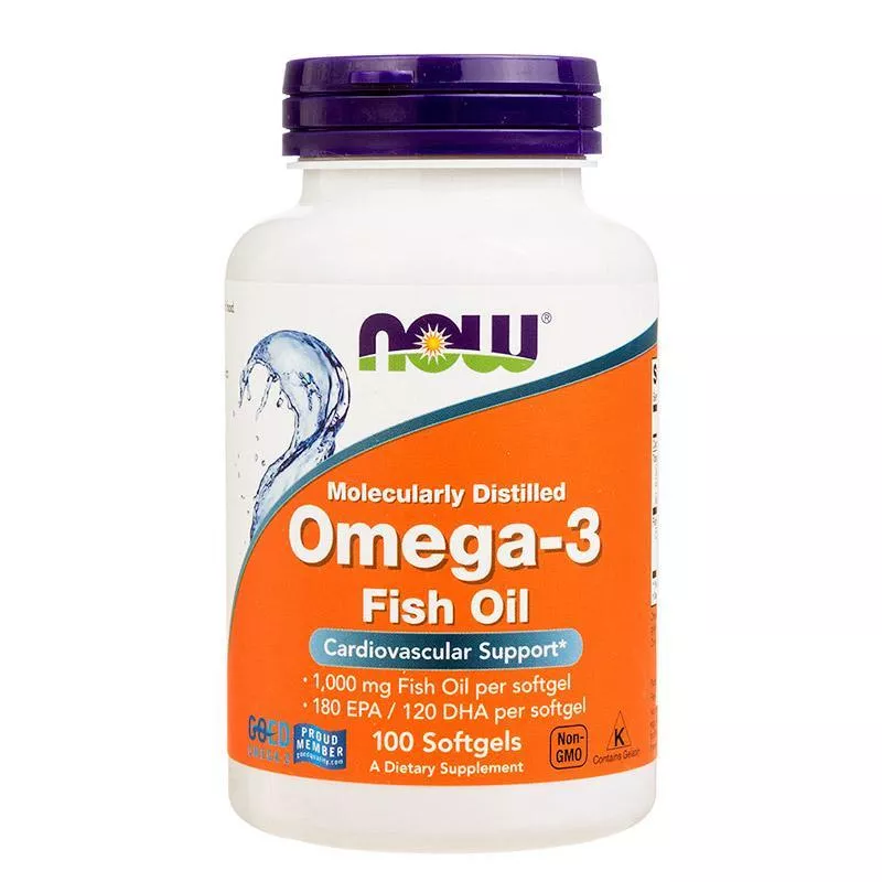 NOW Omega-3 1000 mg 500 sof