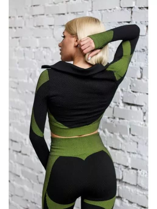 FitRule Кофточка и Тайтсы Green