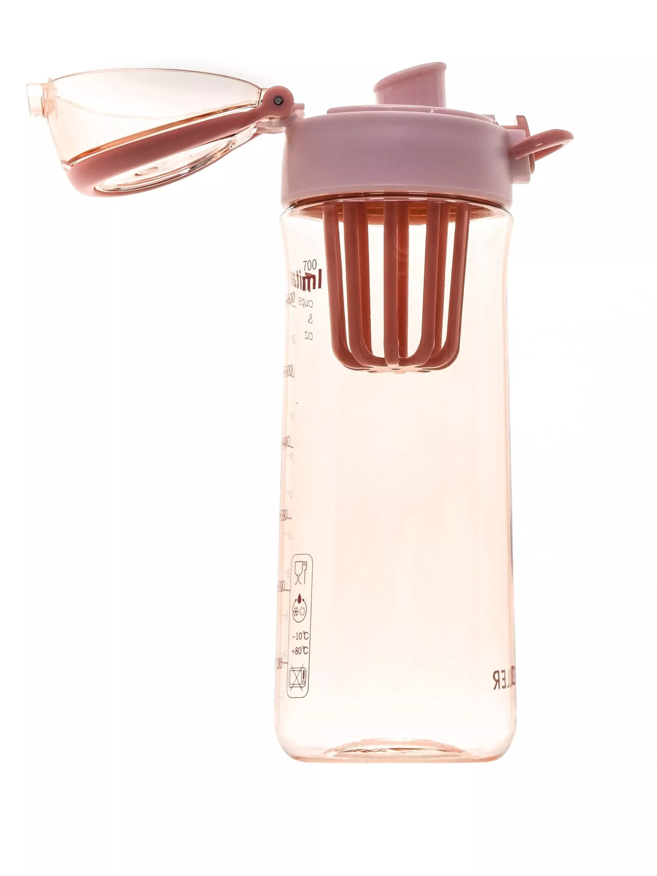 Бутылка для воды Diller D38-700 ml (Розовый)