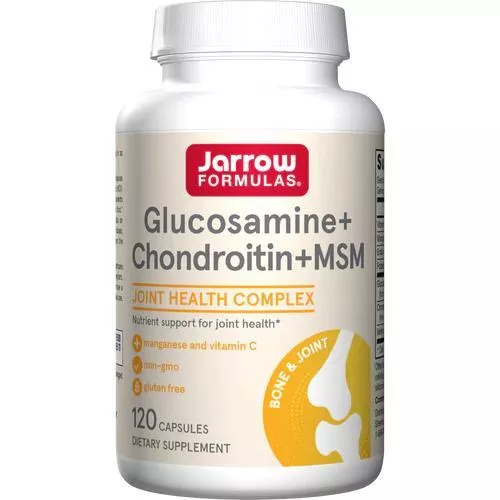 Jarrow Formulas Glucosamine+Chondroitin+MSM JF 120 caps