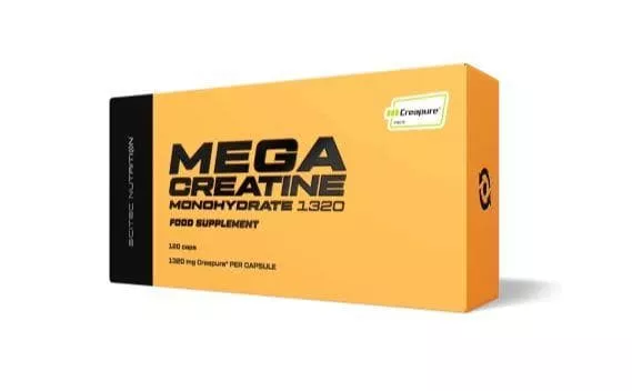Scitec Mega Creatine Monohydrate 1320 120 caps