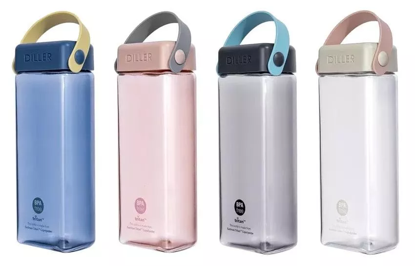 Бутылка для воды Diller D33 550 ml (Белый)