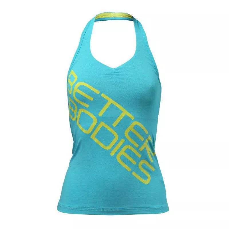 Better Bodies Halterneck tank top голубая