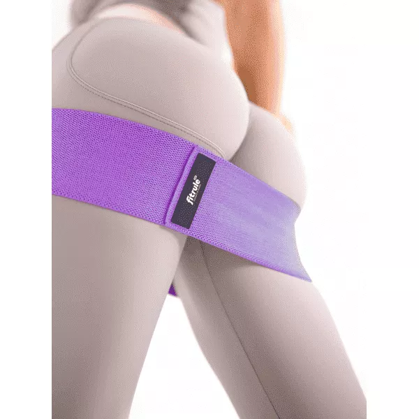 FitRule Фитнес резинка тканевая (68 кг, фиолетовая)