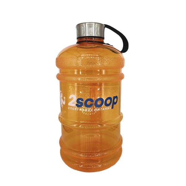 2scoop Бутыль 2.2 L металлическая крышка (Оранжевый) фото