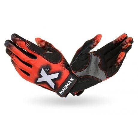 Перчатки Mad Max "Crossfit" MXG101\BK-HG-RD