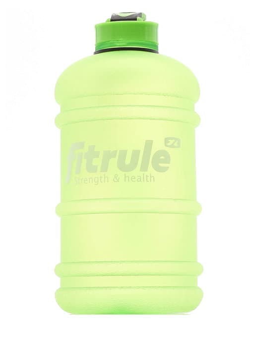 FitRule Бутыль прорезиненная крышка щелчок 2,2L (Зеленая) фото