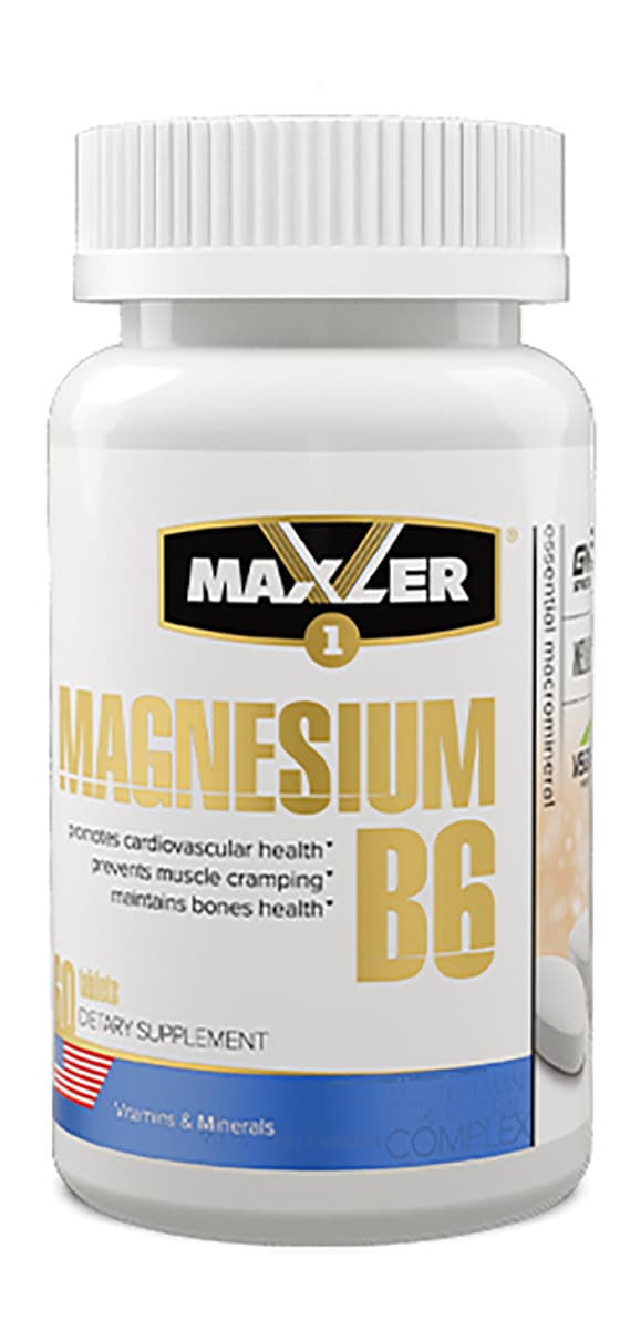 Maxler Magnesium B6 60 caps фото