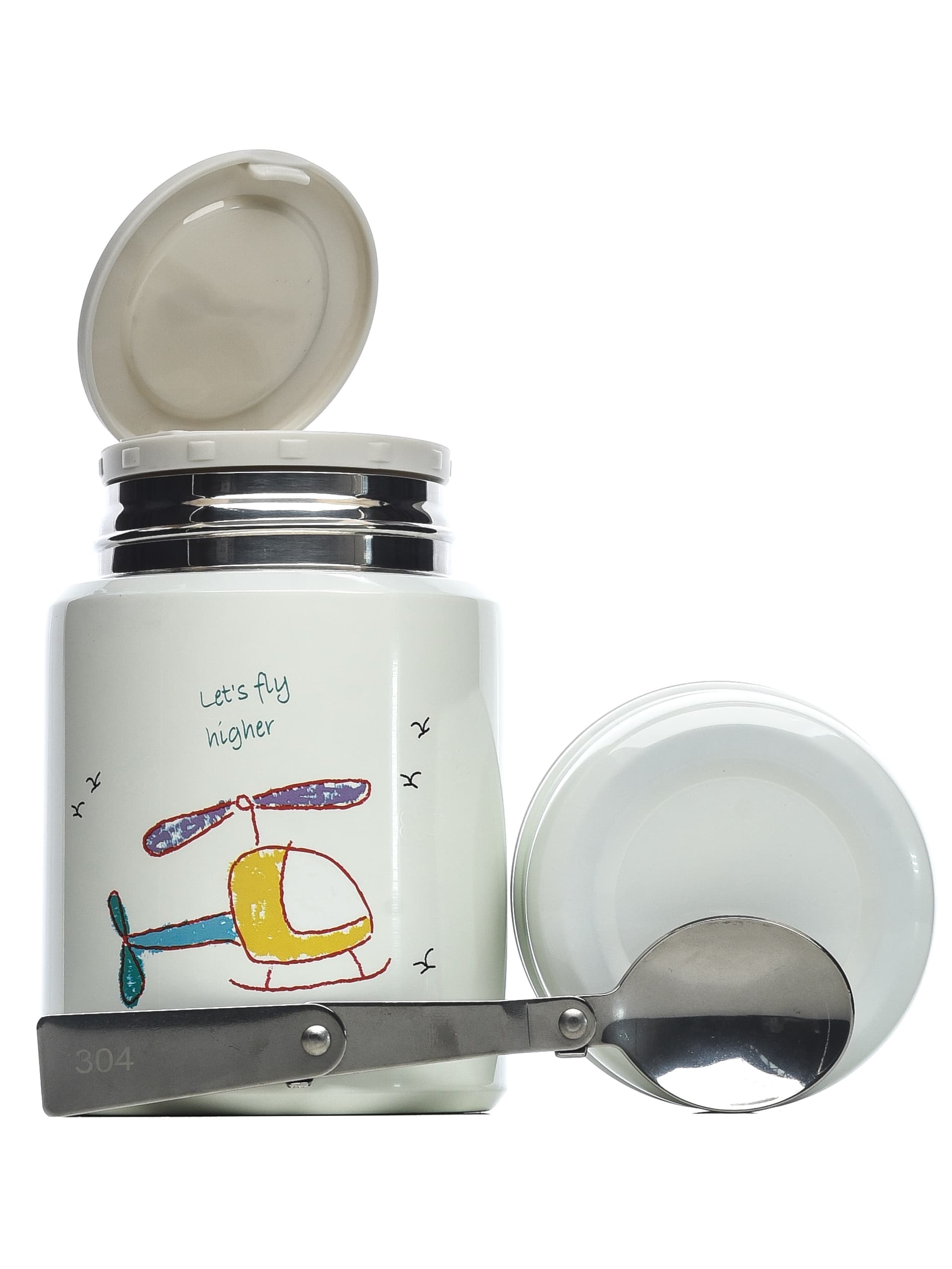 Детский термоконтейнер Diller 8956 450 ml (Белый)