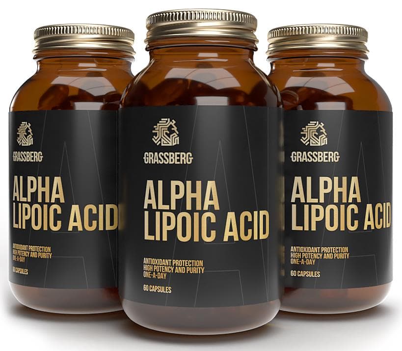 GRASSBERG Alpha Lipoic Acid 60 mg 60 caps фото