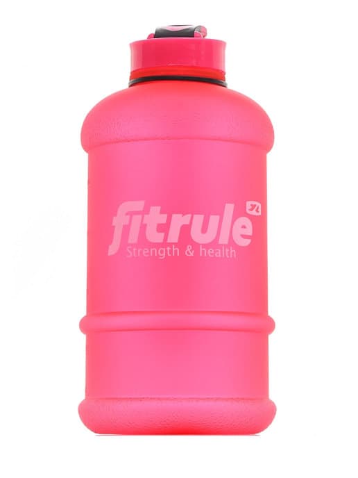 FitRule Бутыль прорезиненная крышка щелчок 1,3L (Розовая) фото