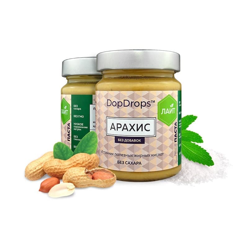 DopDrops Арахисовая паста Лайт 265g