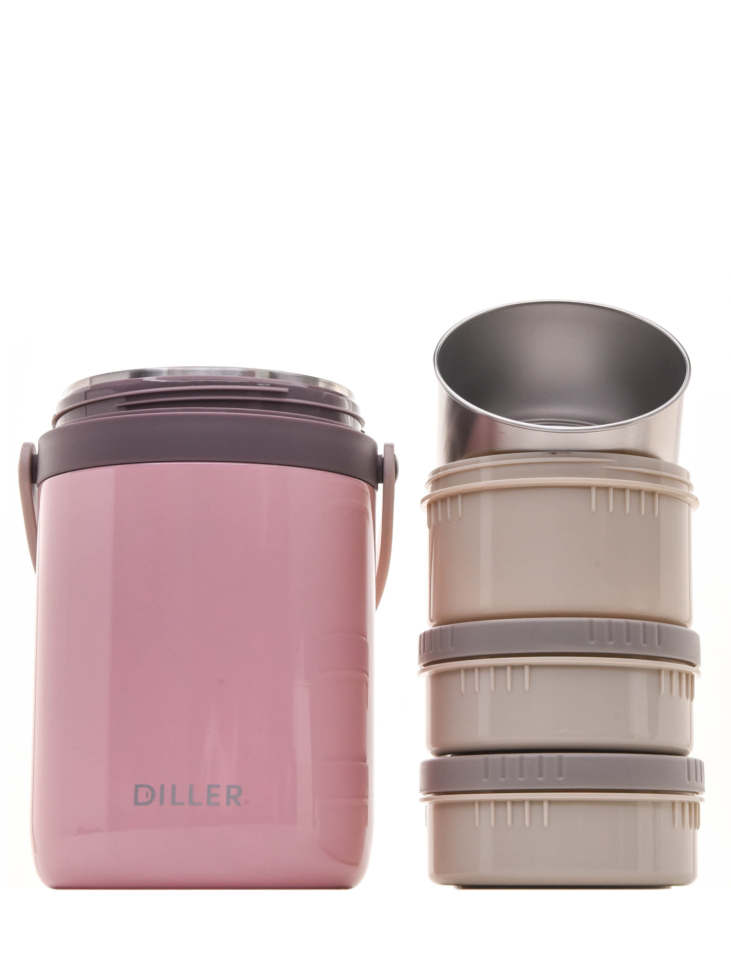 Термоконтейнер для еды Diller 8926 1900 ml (Розовый) фото