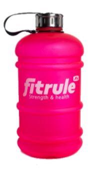 FitRule Бутыль прорезиненная металлическая крышка 2,2L (Красная) фото