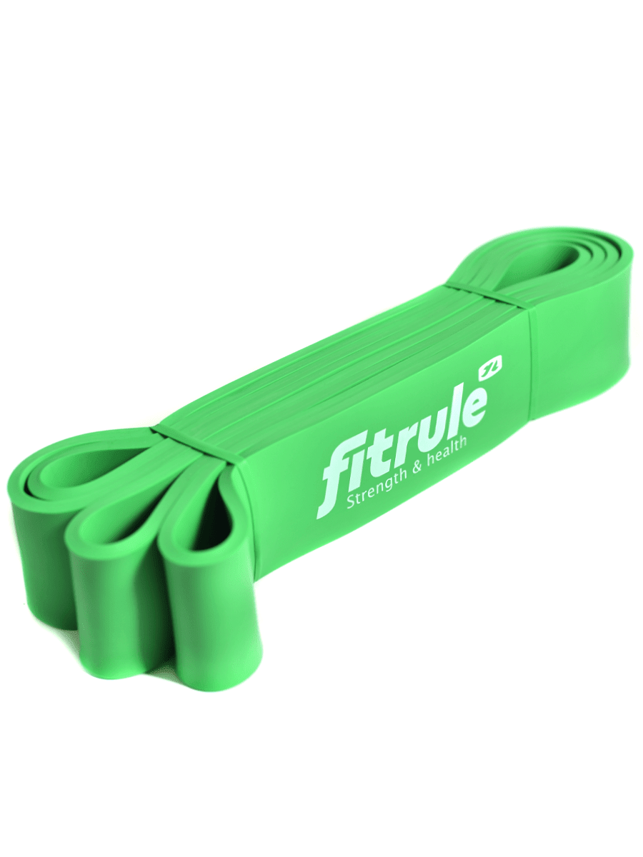 FitRule Фитнес-резинка (эспандер) 1000см х 4,5см Зеленая 40кг фото