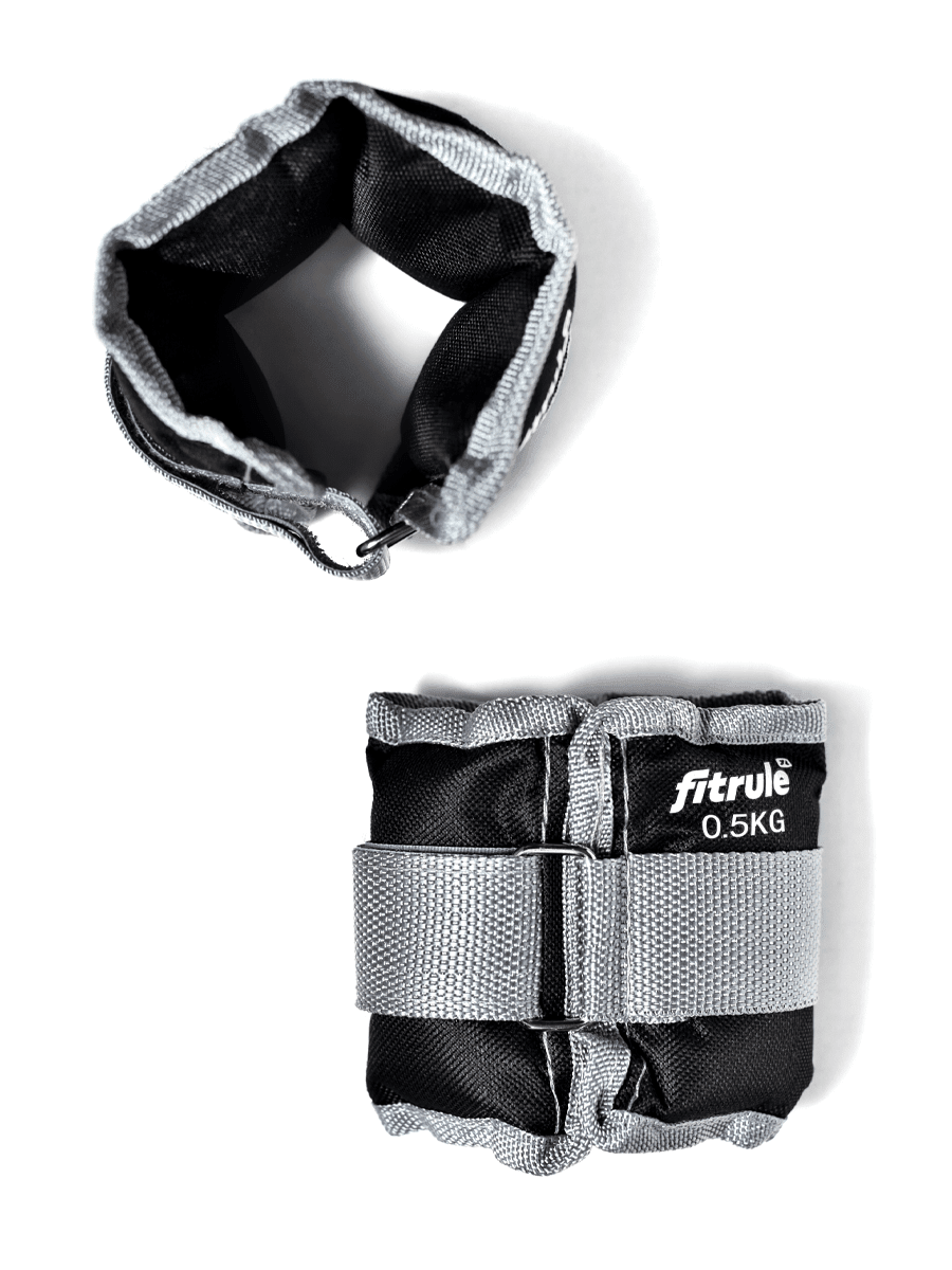 FitRule Утяжелитель для ног и рук 0.5 kg (цвет серый, 2 шт.) фото