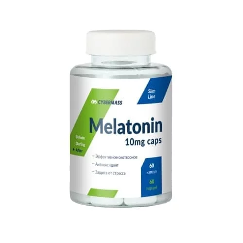 Cybermass Melatonin 10 mg 60 caps фото
