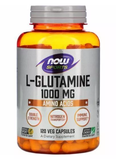NOW L-Glutamine 1000mg 120 caps фото