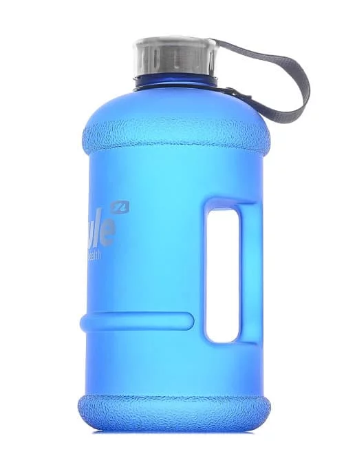 FitRule Бутыль прорезиненная металлическая крышка 1,3L (Синяя) фото