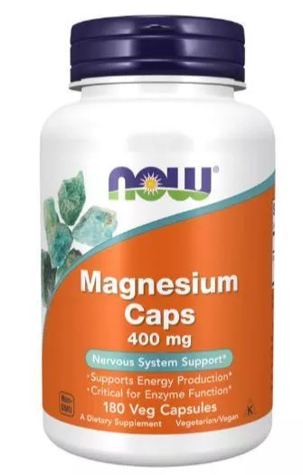 NOW Magnesium 400mg 180 vcaps фото