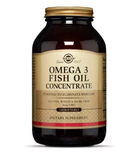 Solgar Omega-3 Fish Oil Concentrate 120 sgels фото
