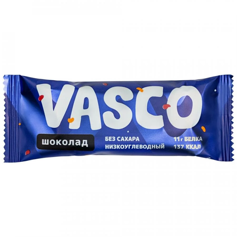 VASCO Низкоуглеводный Батончик в Глазури 40g фото