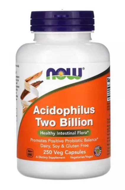 картинка NOW Acidophilus 2 Billion 250 vcaps от магазина спортивного питания «2scoop»