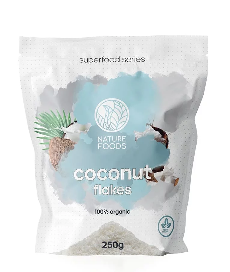 Nature Foods Coconut Flakes 250g фото