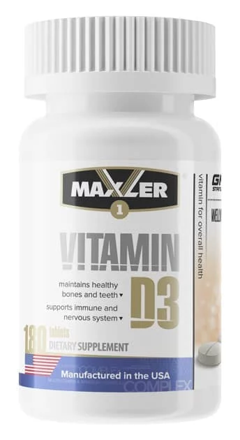Maxler Vitamin D3 180 tabs фото